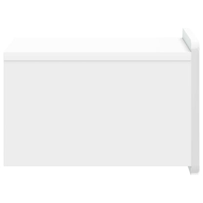 Mobiletto da notte a muro 2 pcs Bianco Lucido 33 x 34,5 x 24 cm | homemem39