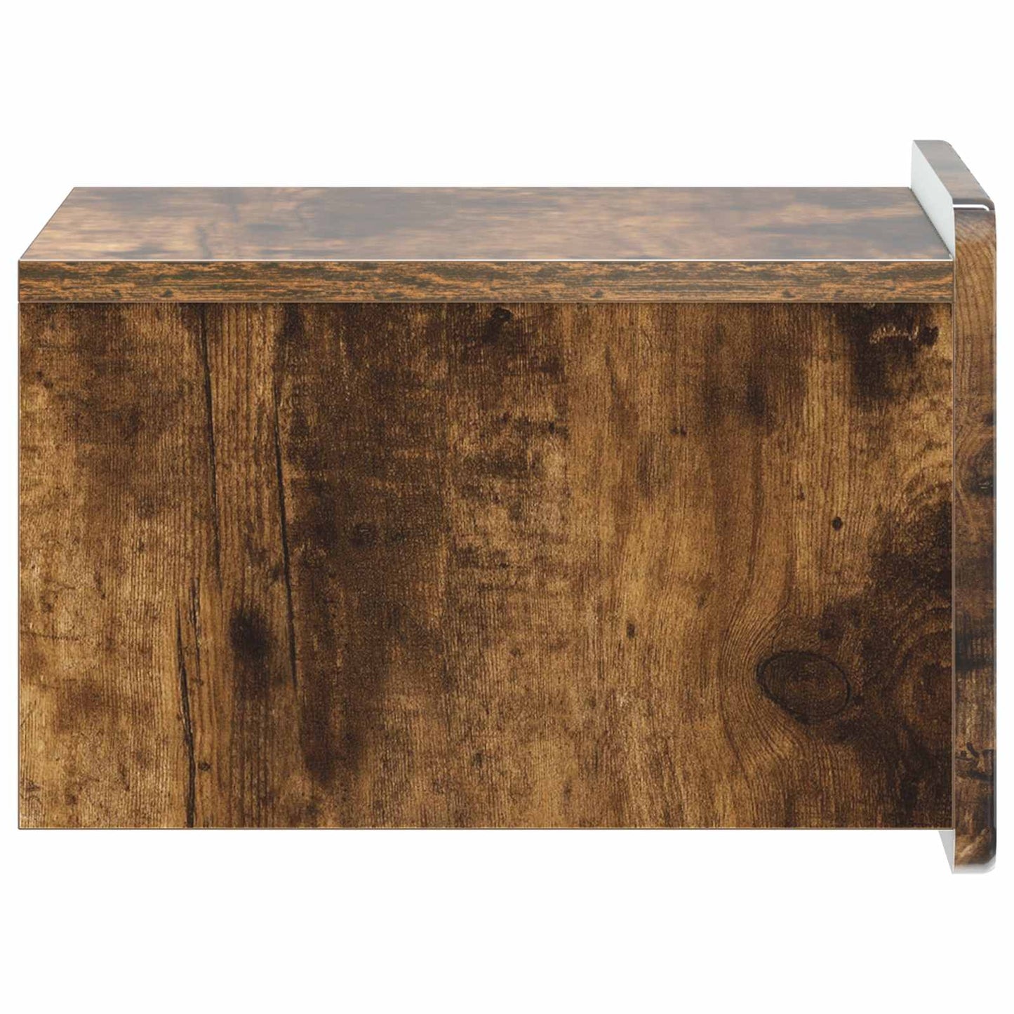 Mobiletto da notte a muro 2 pcs Rovere Fumo 33 x 34,5 x 24 cm
