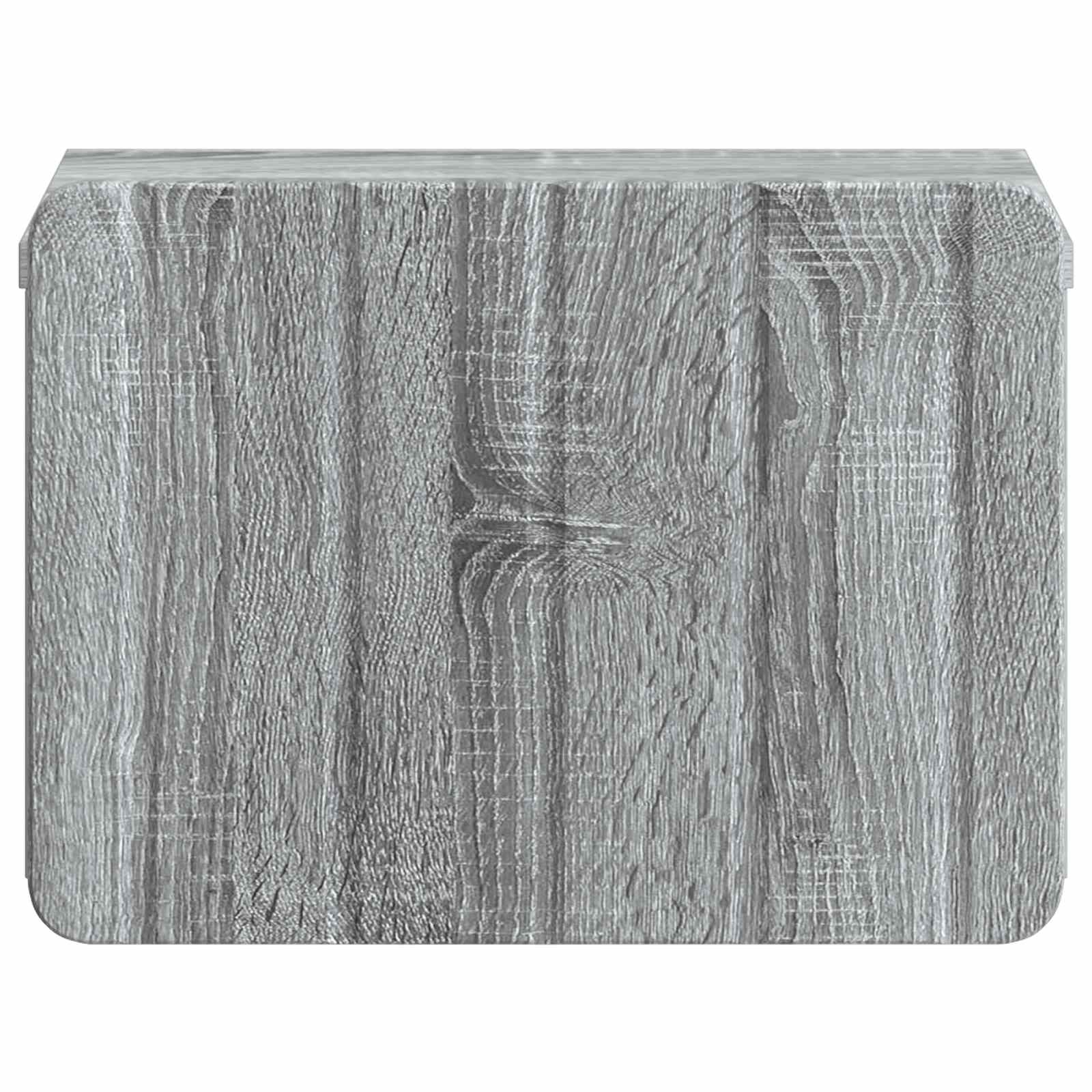 Mobiletto da notte a muro Grigio Sonoma 33 x 34,5 x 24 cm | homemem39