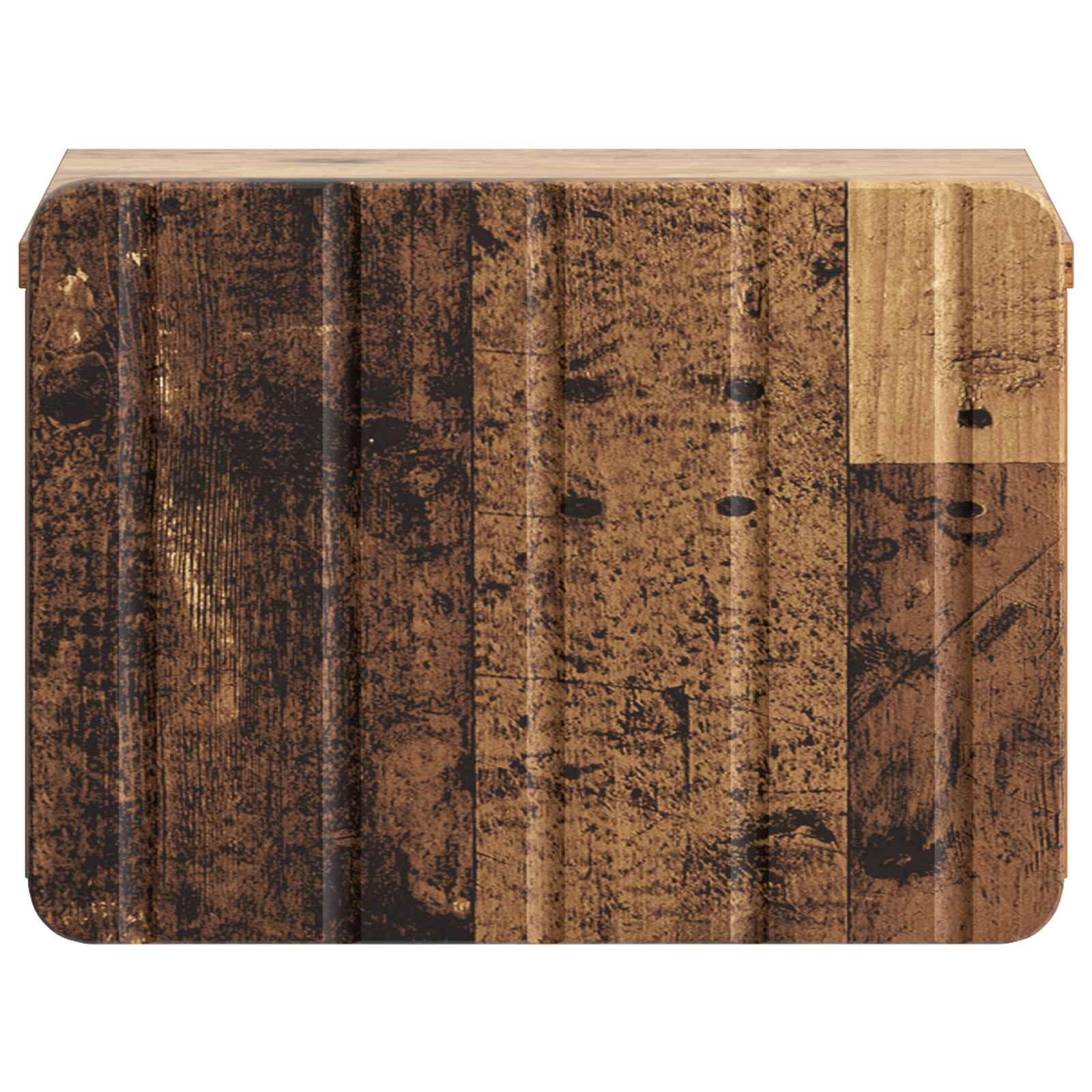 Mobiletto da notte a muro Legno antico 33 x 34,5 x 24 cm | homemem39