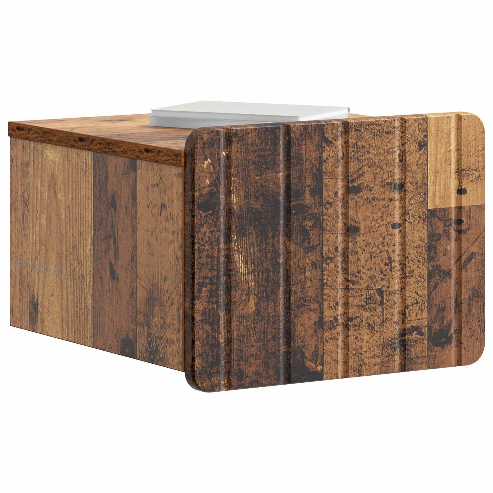Mobiletto da notte a muro Legno antico 33 x 34,5 x 24 cm | homemem39