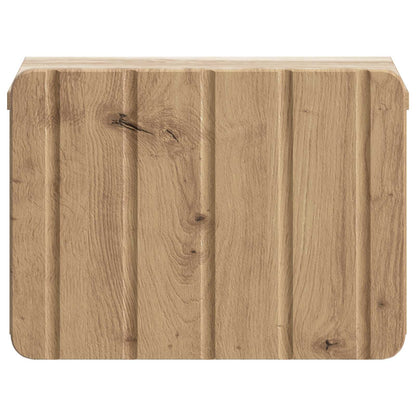 Mobiletto da notte a muro Rovere Artigianale 33 x 34,5 x 24 cm | homemem39