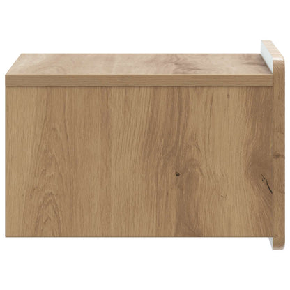 Mobiletto da notte a muro Rovere Artigianale 33 x 34,5 x 24 cm | homemem39