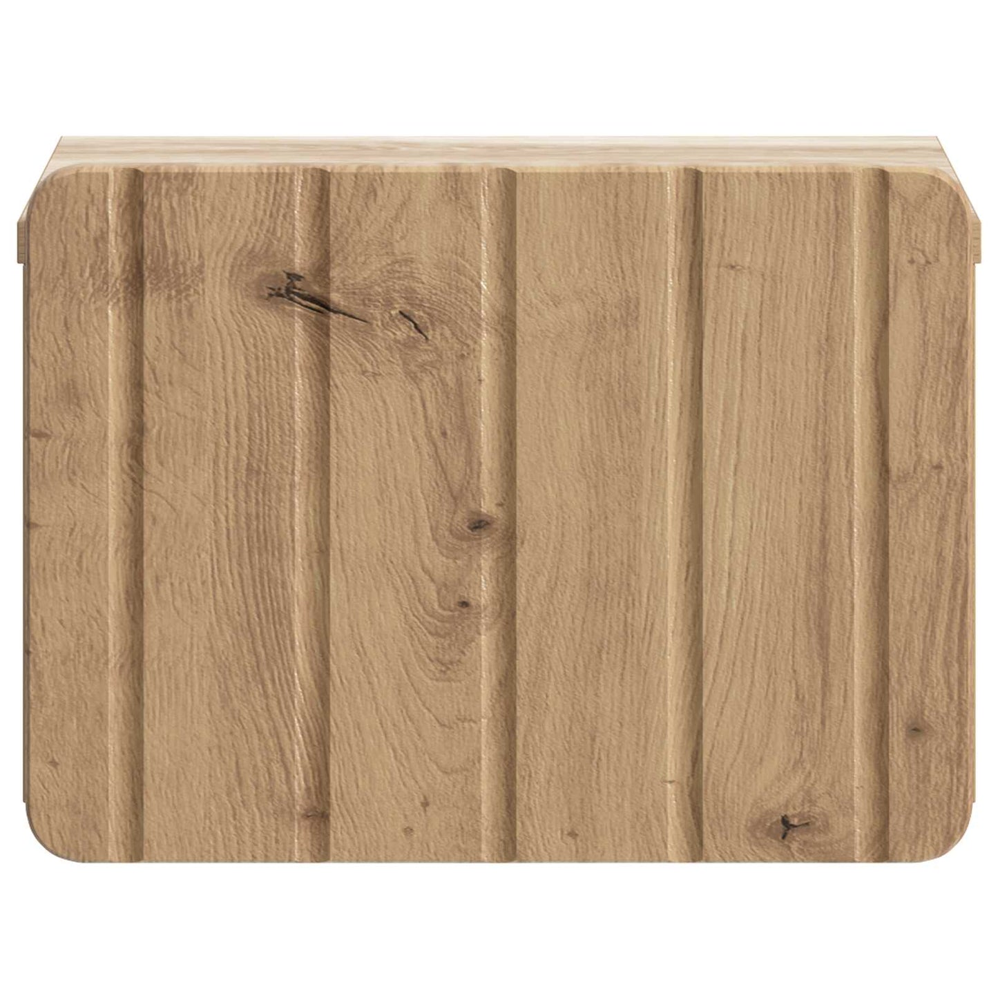 Mobiletto da notte a muro con cassetto 2 pcs Rovere Artigianale