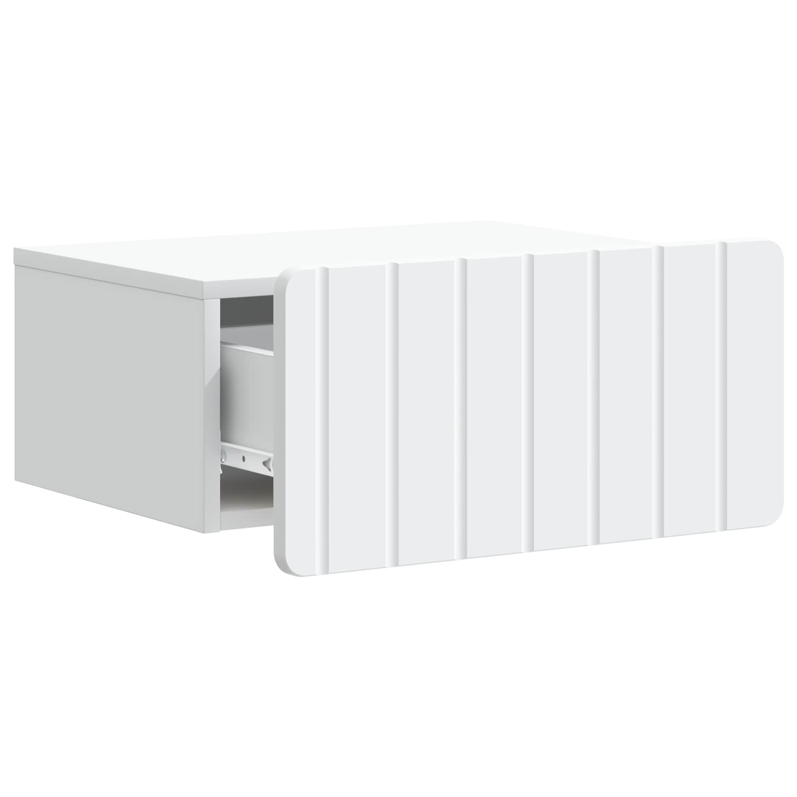 Mobiletto da notte a muro 2 pcs Bianco 49 x 34,5 x 24 cm | homemem39