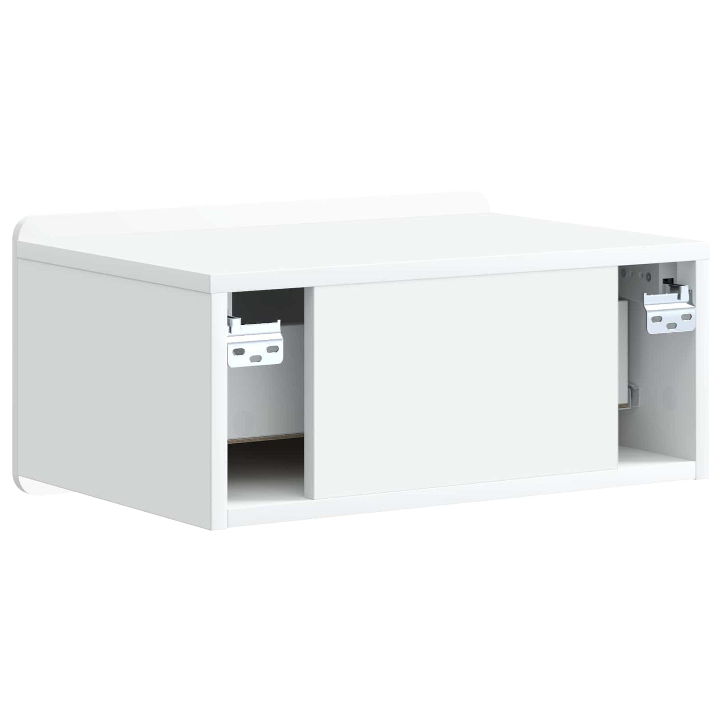 Mobiletto da notte a muro 2 pcs Bianco 49 x 34,5 x 24 cm | homemem39