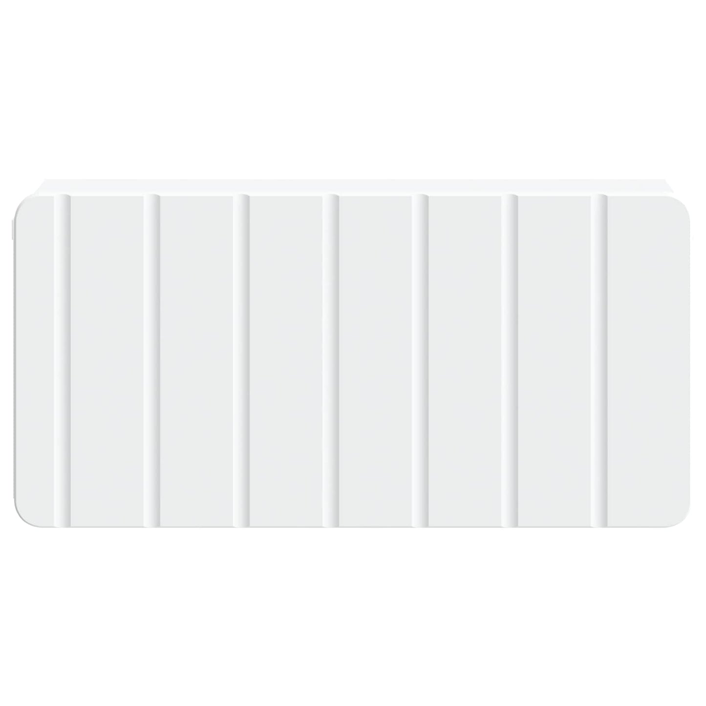 Mobiletto da notte a muro 2 pz Bianco 49 x 34,5 x 24 cm