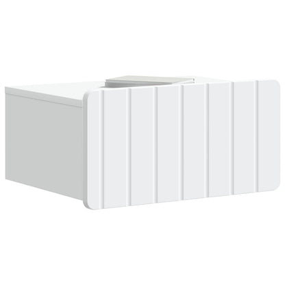 Mobiletto da notte a muro 2 pcs Bianco 49 x 34,5 x 24 cm | homemem39
