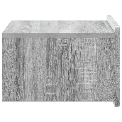 Mobiletto da notte a muro 2 pcs Grigio Sonoma 49 x 34,5 x 24 cm | homemem39