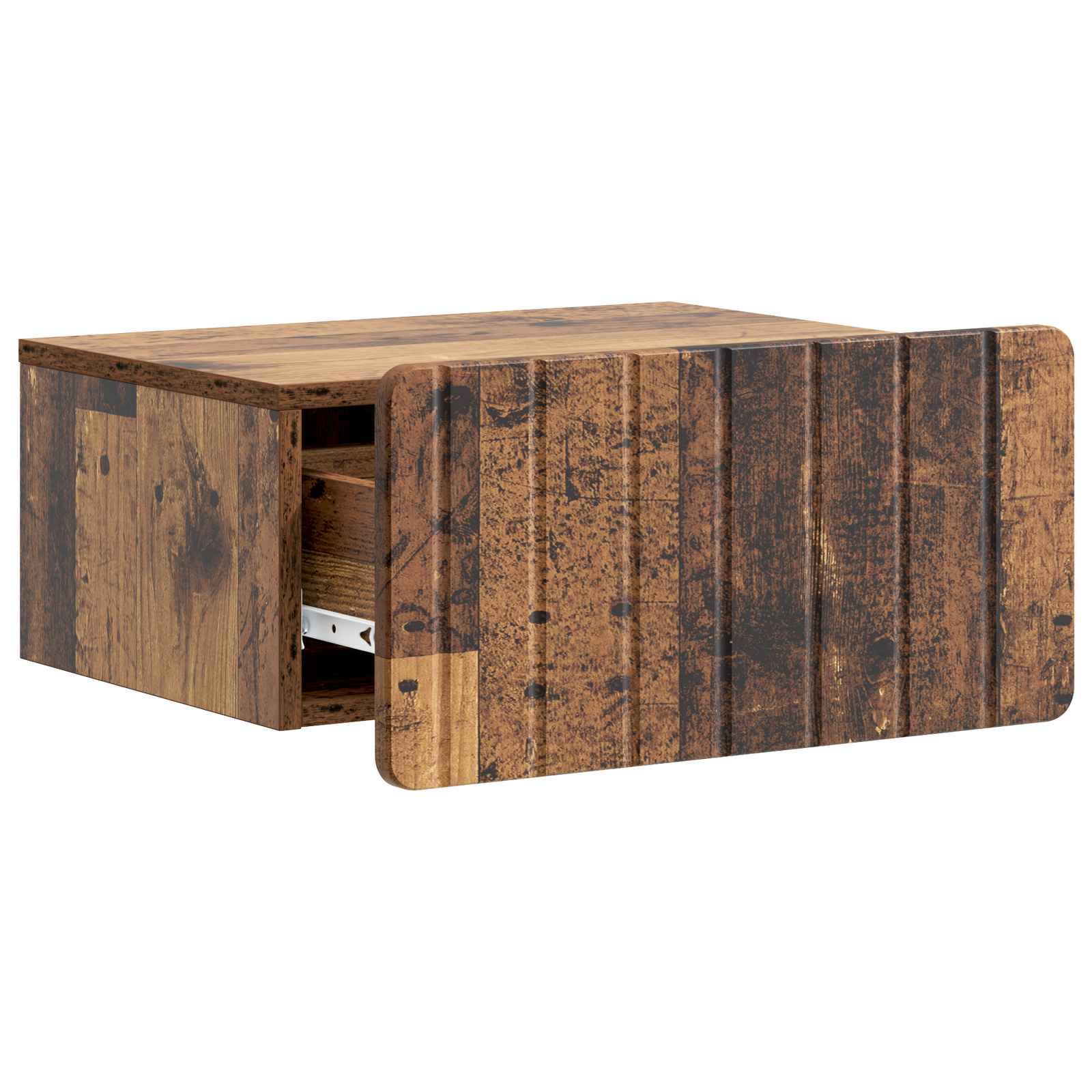 Mobiletto da notte a muro Legno antico 49 x 34,5 x 24 cm | homemem39
