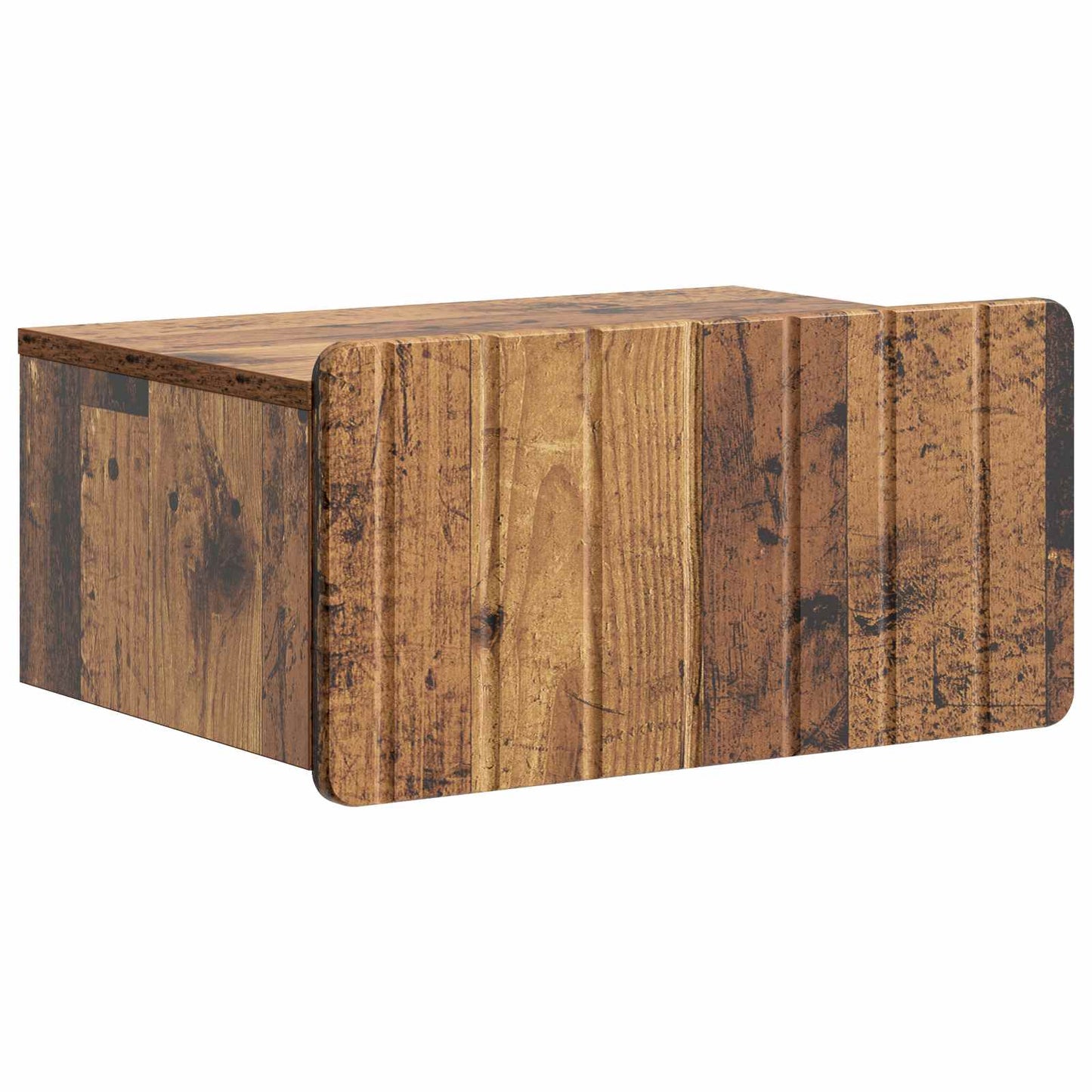 Mobiletto da notte a muro 2 pcs Legno antico 49 x 34,5 x 24 cm | homemem39