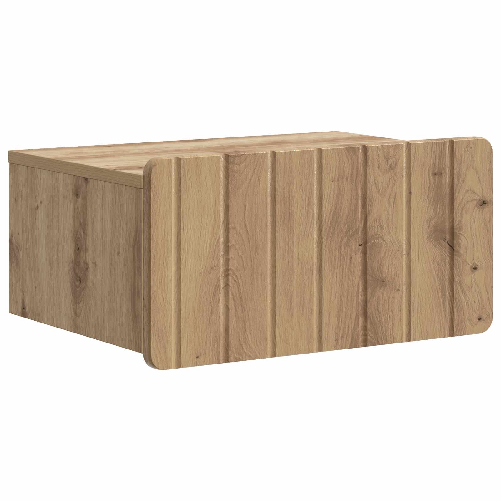 Mobiletto da notte a muro 2 pz Rovere Artigianale | homemem39