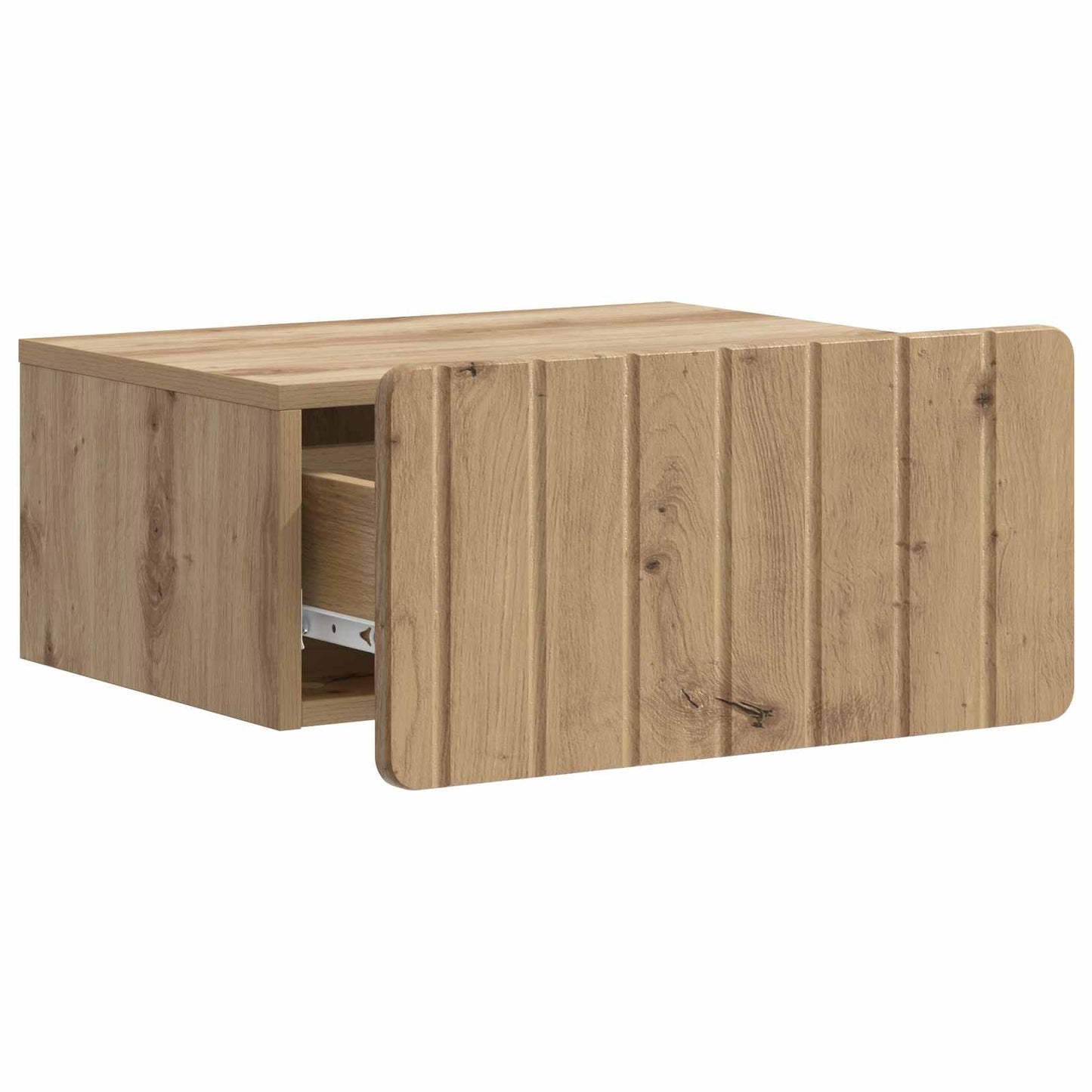 Mobiletto da notte a muro 2 pz Rovere Artigianale | homemem39