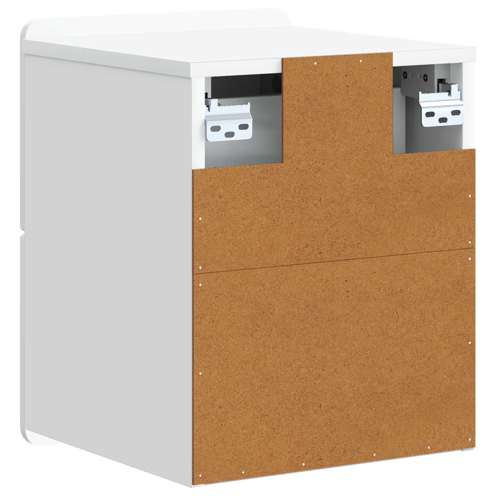 Mobiletto da notte a muro con cassetto Bianco 33 x 34,5 x 43 cm | homemem39