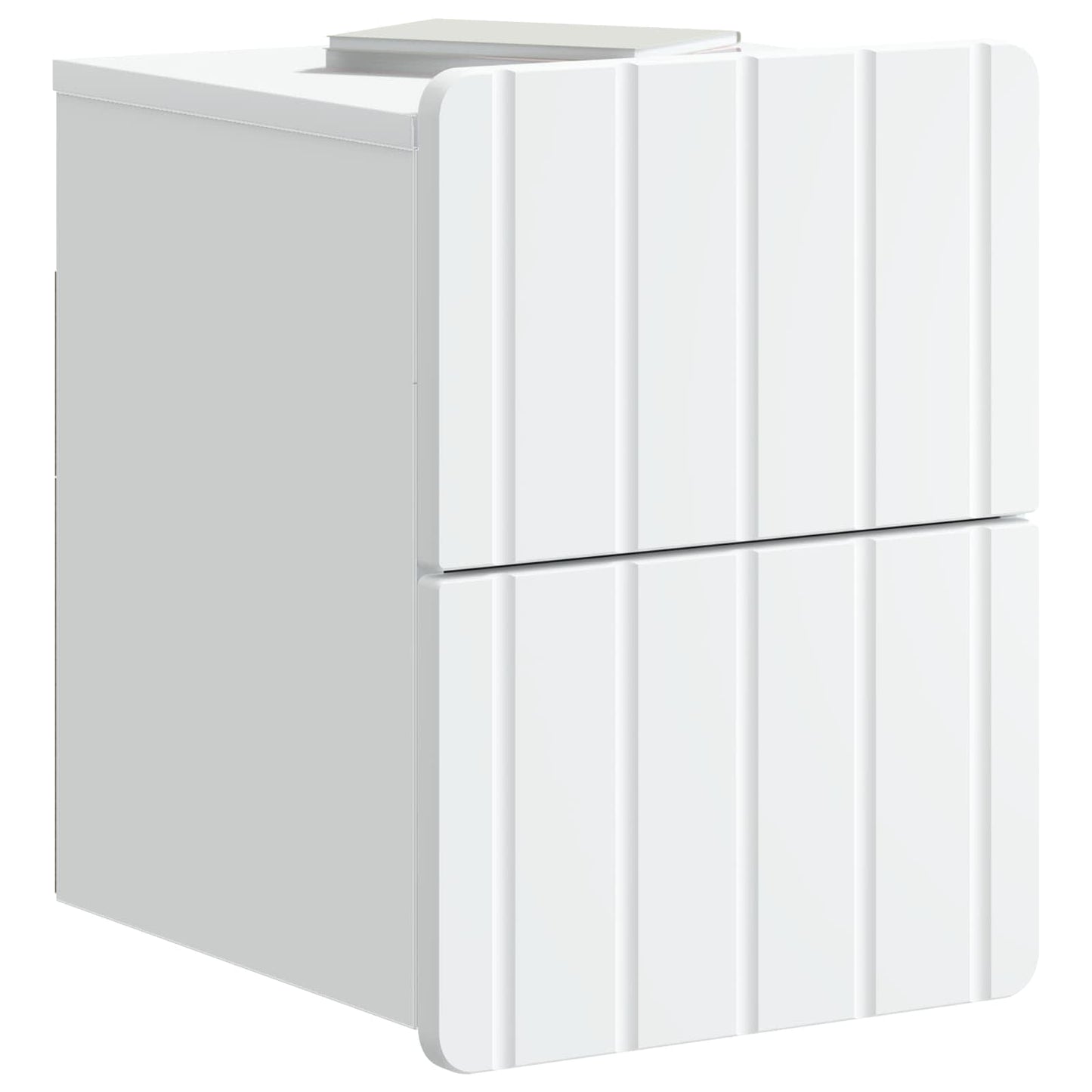 Mobiletto da notte a muro con cassetto Bianco 33 x 34,5 x 43 cm | homemem39