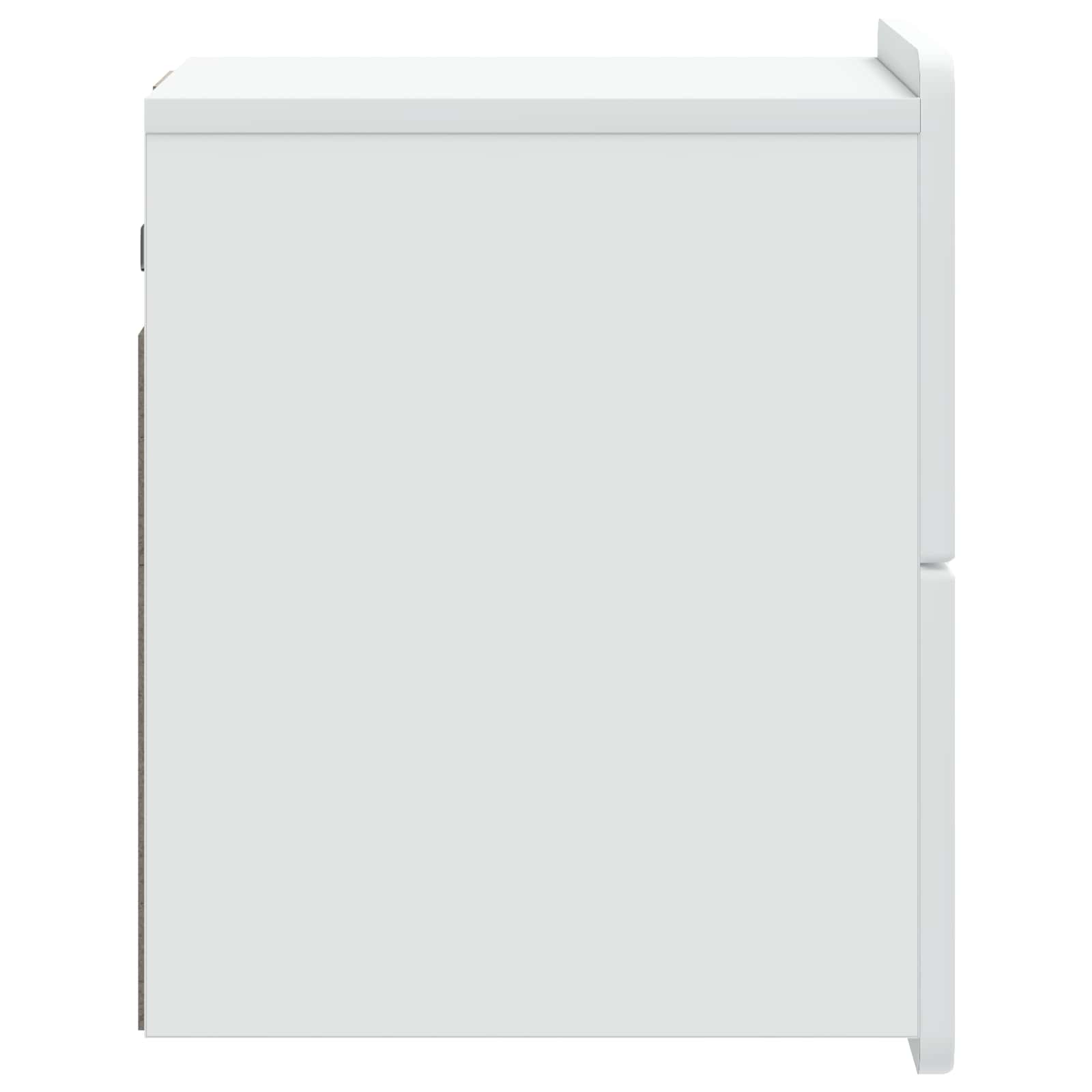 Mobiletto da notte a muro 2 pcs Bianco 33 x 34,5 x 43 cm | homemem39