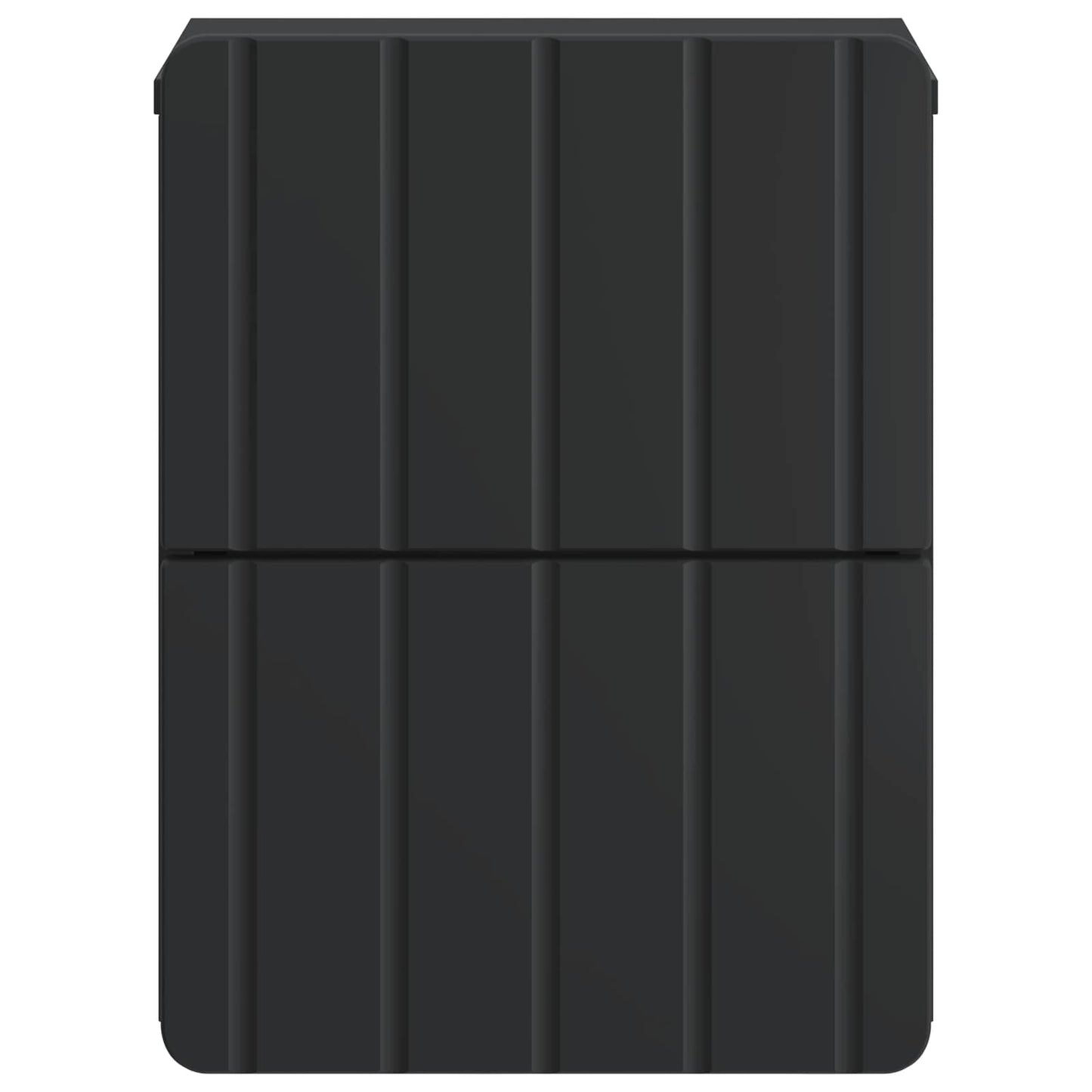 Mobiletto da notte a muro con cassetto Nero 33 x 34,5 x 43 cm | homemem39