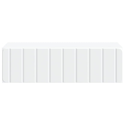 Tavolino da Parete Laterale Bianco 59 x 34,5 x 17 cm | homemem39
