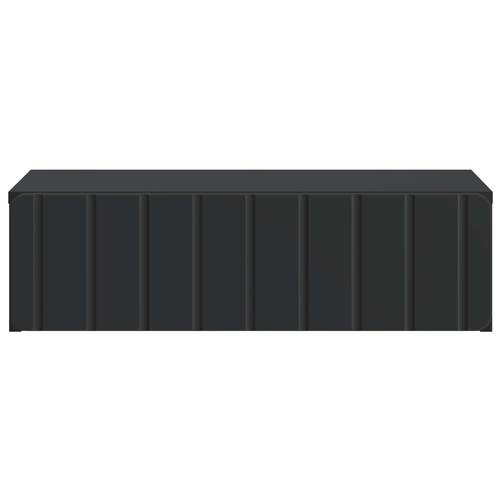 Tavolino da Parete Laterale Nero 59 x 34,5 x 17 cm | homemem39