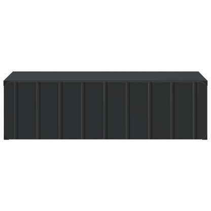 Tavolino da Parete Laterale Nero 59 x 34,5 x 17 cm | homemem39