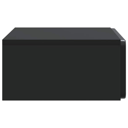 Tavolino da Parete Laterale Nero 59 x 34,5 x 17 cm | homemem39