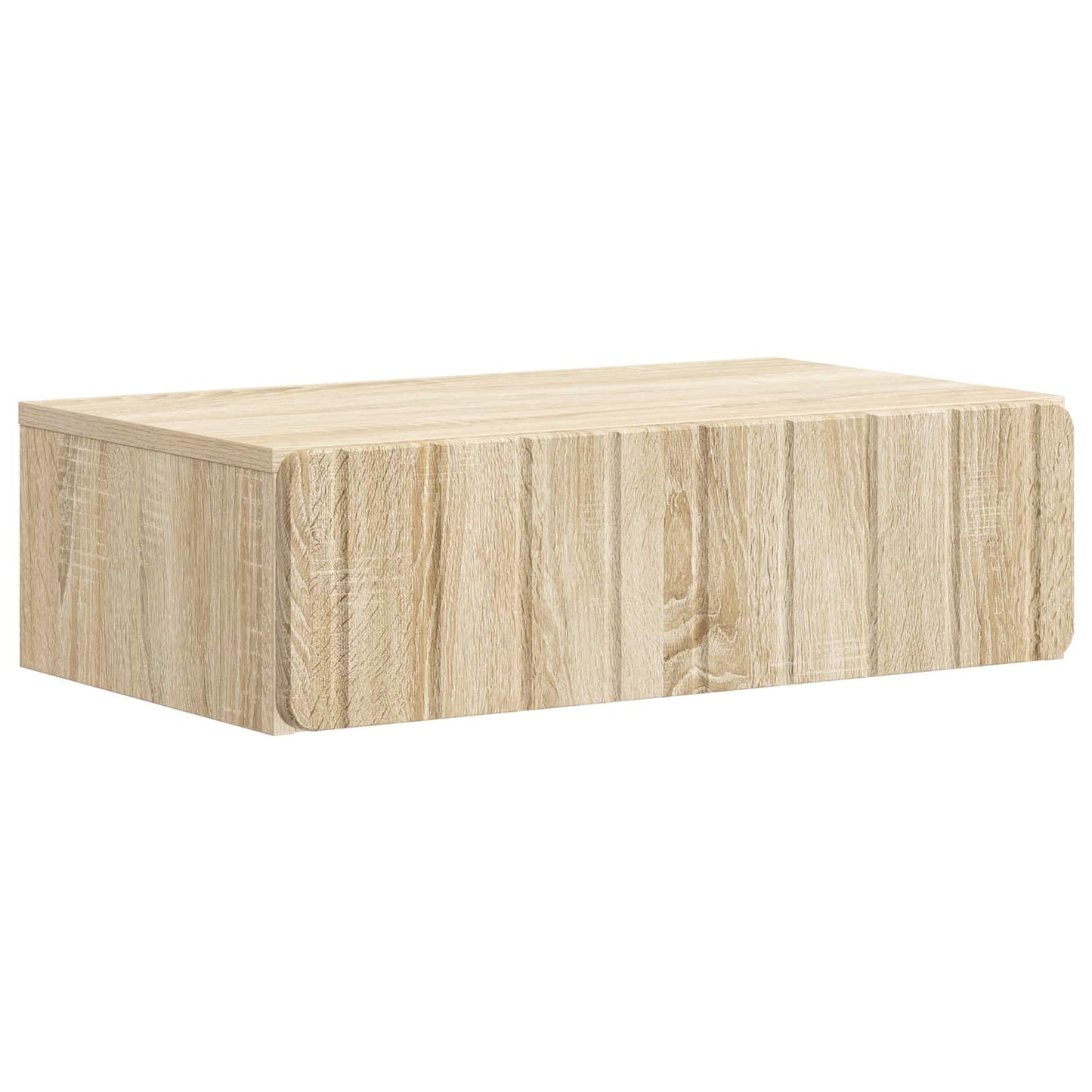 Tavolino da Parete Laterale Rovere Sonoma 59 x 34,5 x 17 cm - homemem39