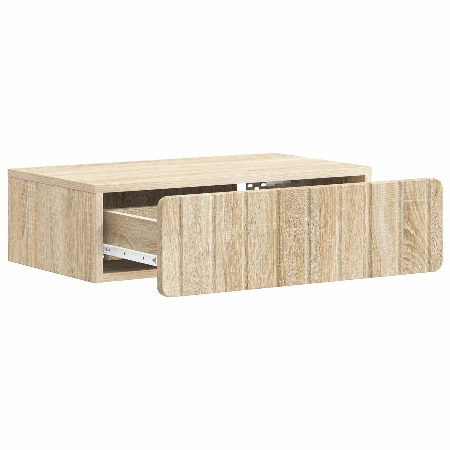 Tavolino da Parete Laterale Rovere Sonoma 59 x 34,5 x 17 cm | homemem39