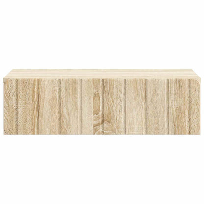 Tavolino da Parete Laterale Rovere Sonoma 59 x 34,5 x 17 cm - homemem39