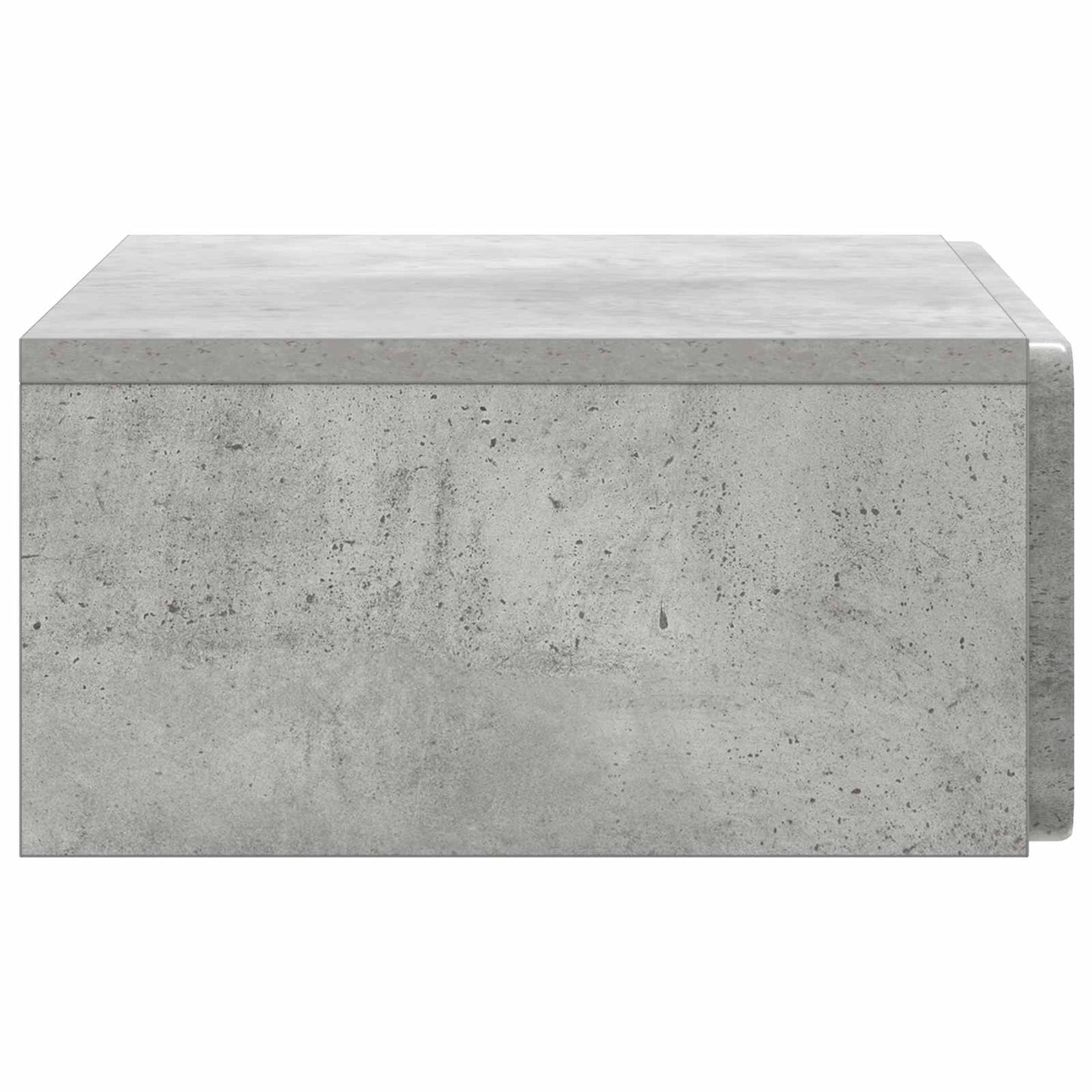 Tavolino da Parete Laterale Grigio Cemento 59 x 34,5 x 17 cm | homemem39