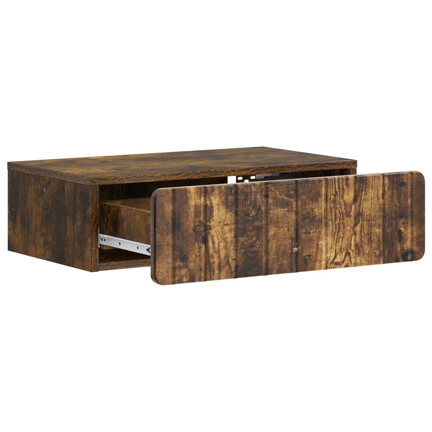 Tavolino da Parete Laterale Rovere Fumo 59 x 34,5 x 17 cm | homemem39