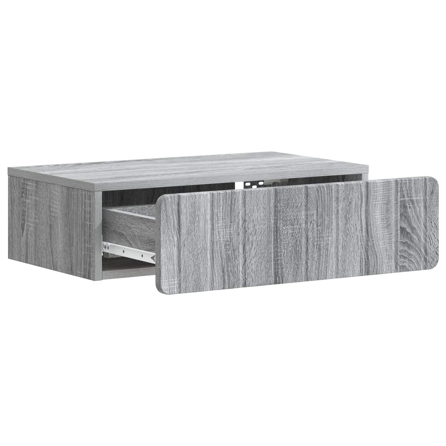 Tavolino da Parete Laterale Grigio Sonoma 59 x 34,5 x 17 cm | homemem39