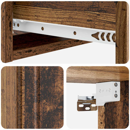 Tavolino da Parete Laterale Legno antico 59 x 34,5 x 17 cm