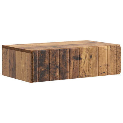 Tavolino da Parete Laterale Legno antico 59 x 34,5 x 17 cm | homemem39