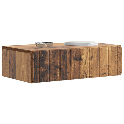 Tavolino da Parete Laterale Legno antico 59 x 34,5 x 17 cm | homemem39