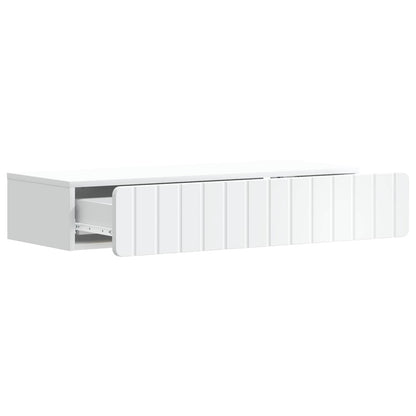 Tavolino da Parete Laterale Bianco 87,5 x 34,5 x 17 cm | homemem39