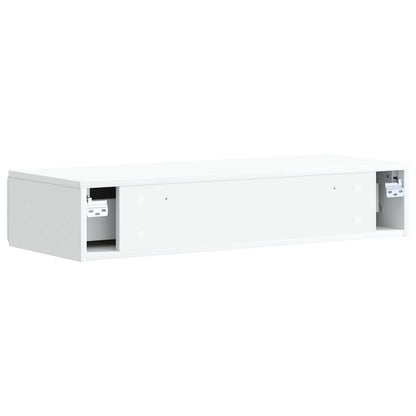 Tavolino da Parete Laterale Bianco 87,5 x 34,5 x 17 cm | homemem39
