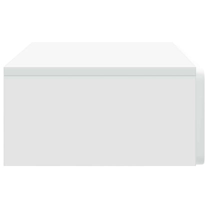 Tavolino da Parete Laterale Bianco 87,5 x 34,5 x 17 cm | homemem39