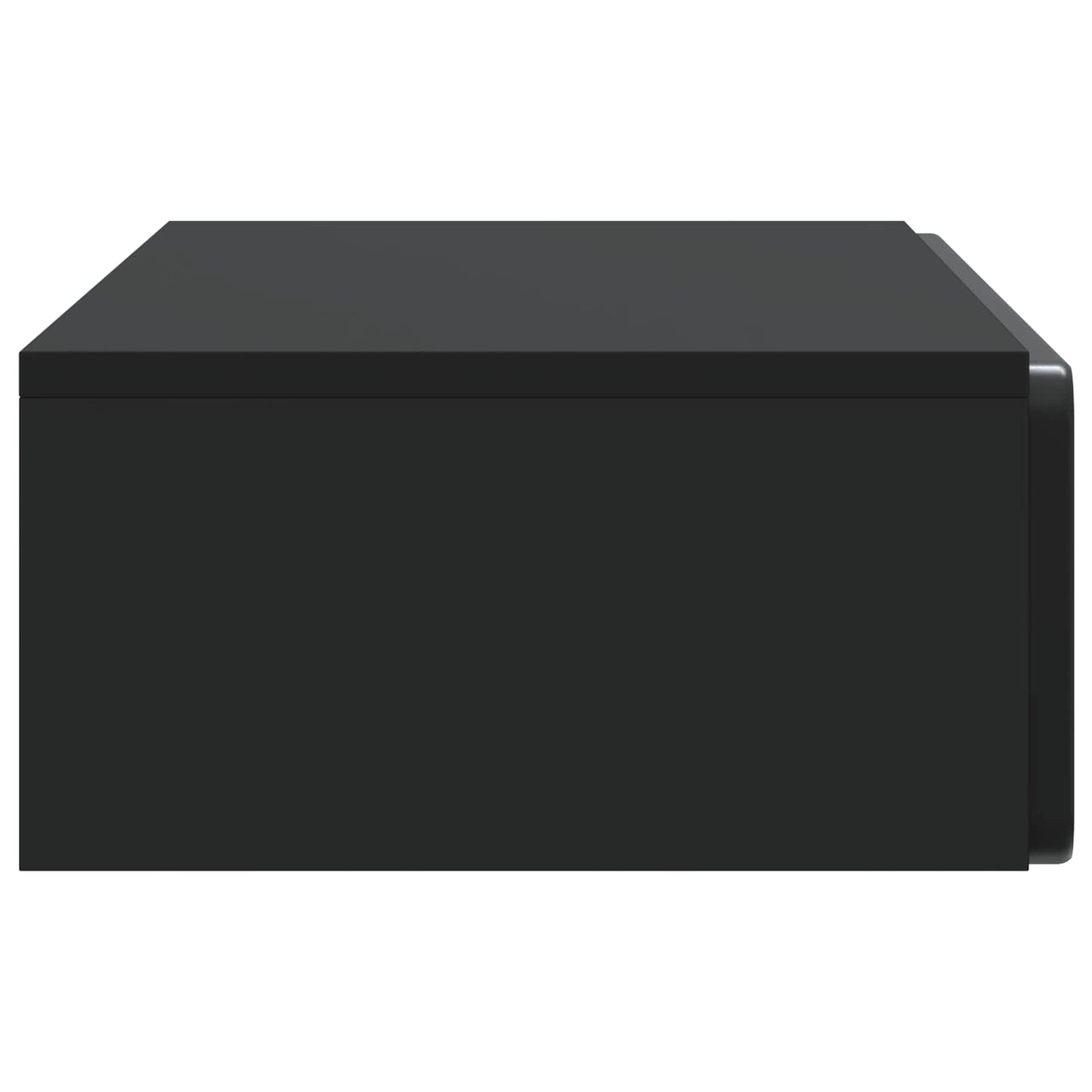 Tavolino da Parete Laterale Nero 87,5 x 34,5 x 17 cm | homemem39