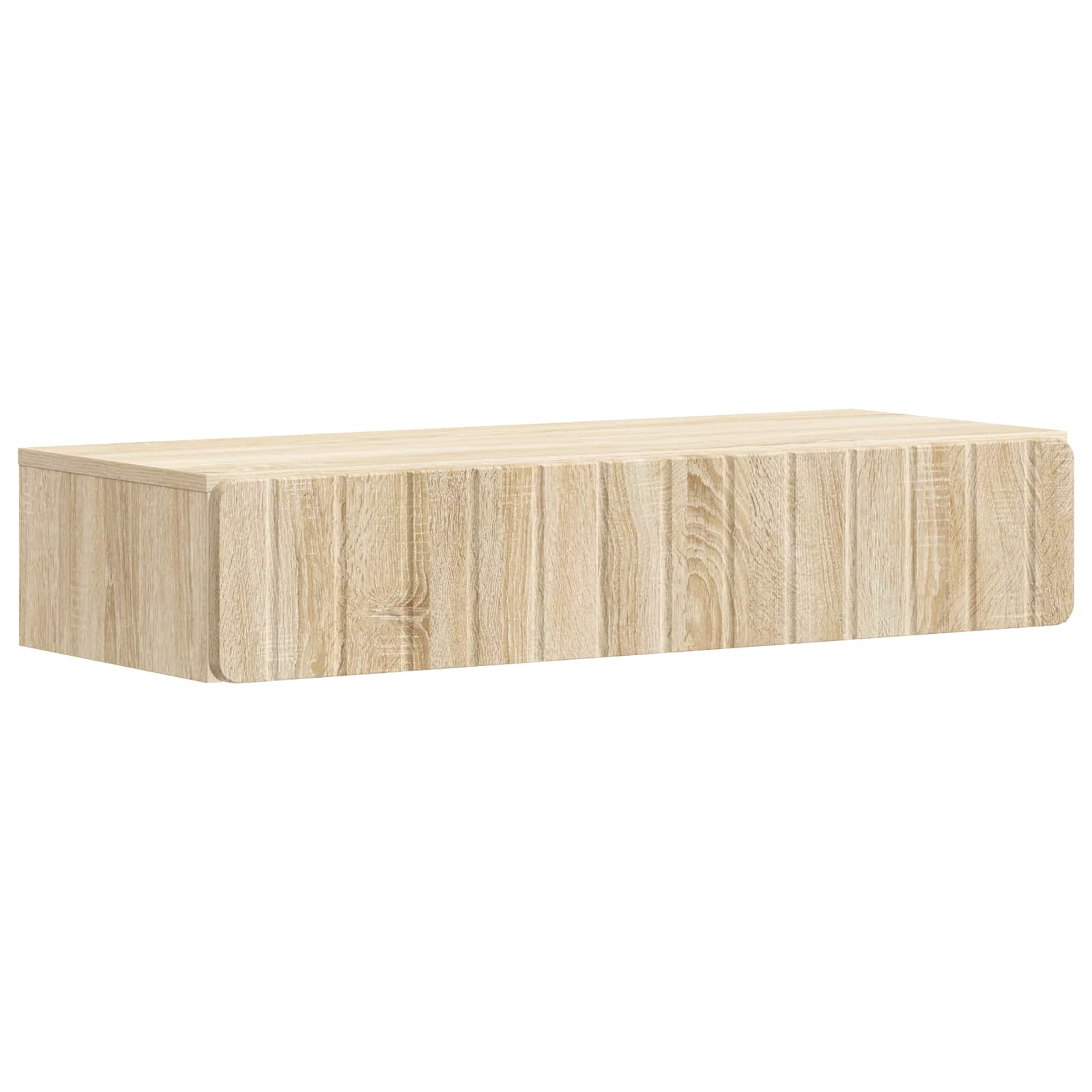 Tavolino da Parete Laterale Rovere Sonoma 87,5 x 34,5 x 17 cm | homemem39