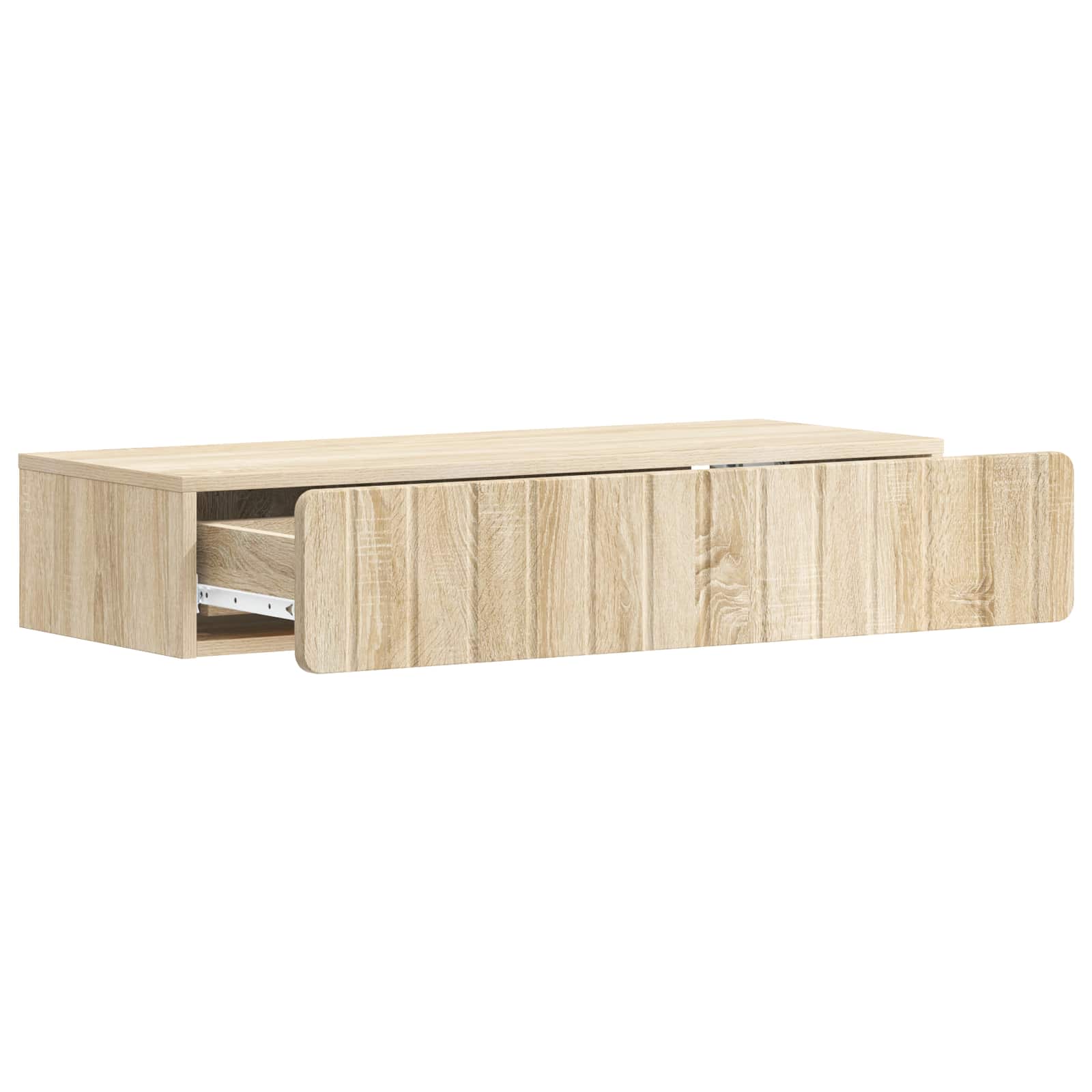 Tavolino da Parete Laterale Rovere Sonoma 87,5 x 34,5 x 17 cm | homemem39