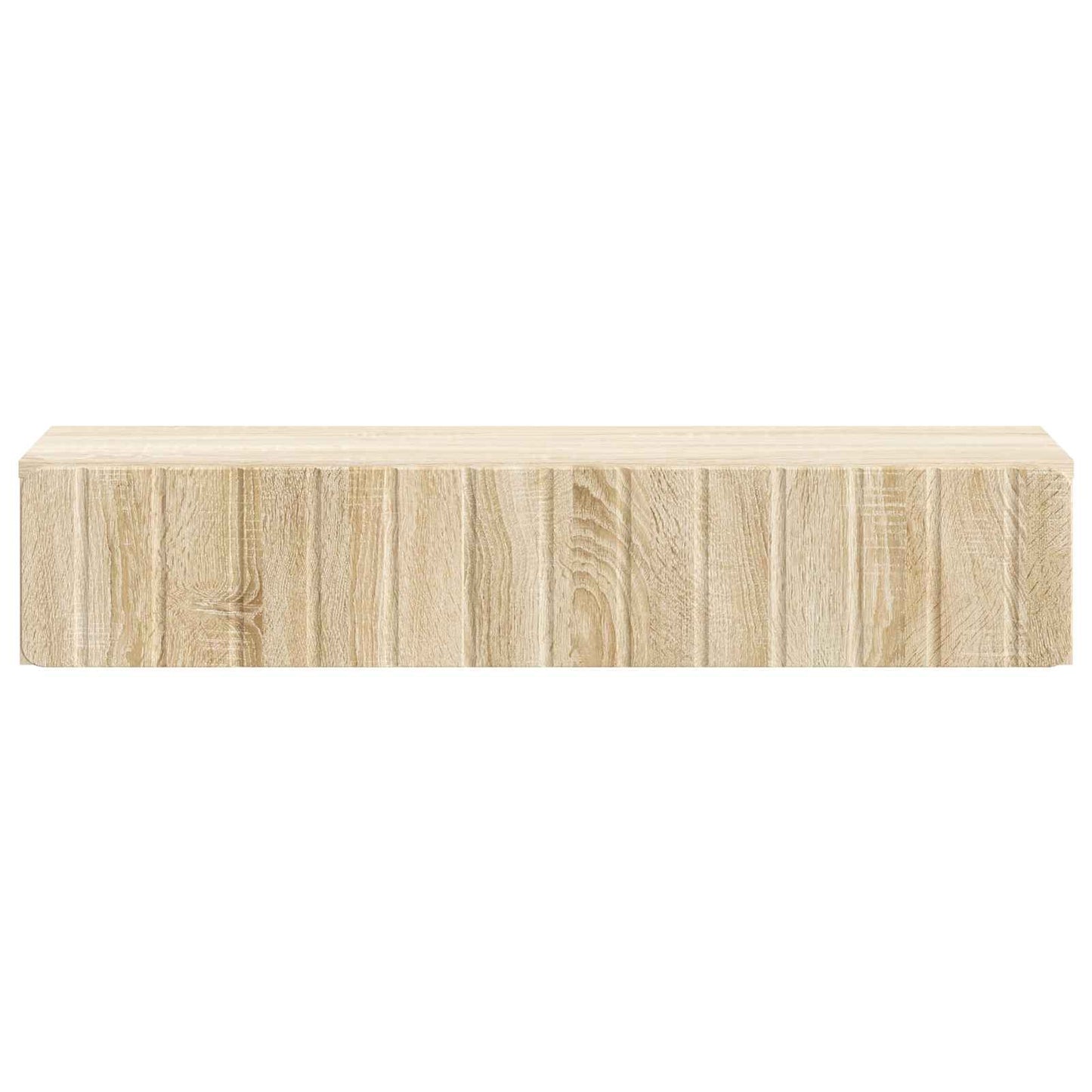 Tavolino da Parete Laterale Rovere Sonoma 87,5 x 34,5 x 17 cm