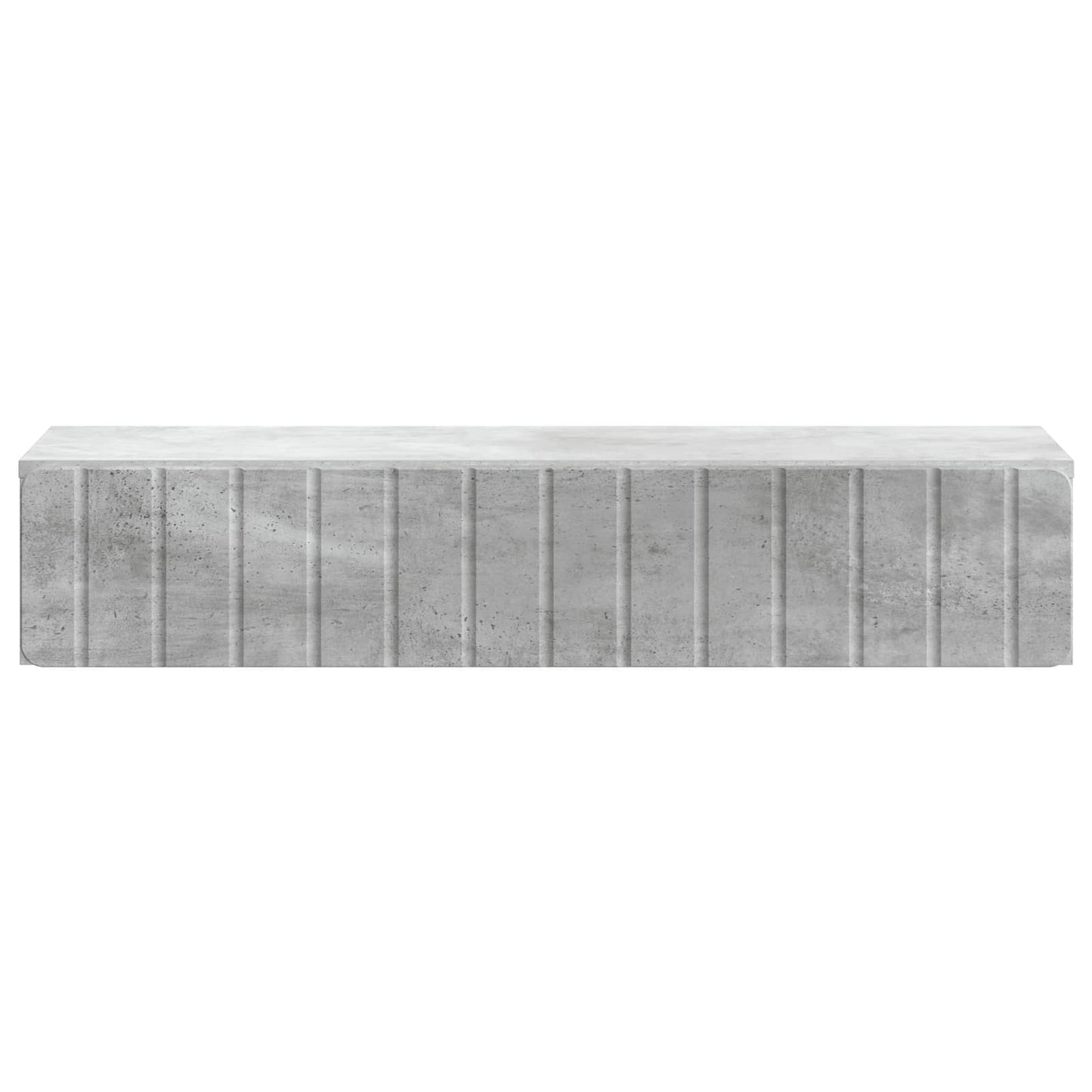 Tavolino da Parete Laterale Grigio Cemento 87,5 x 34,5 x 17 cm | homemem39
