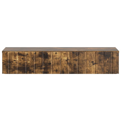 Tavolino da Parete Laterale Rovere Fumo 87,5 x 34,5 x 17 cm | homemem39