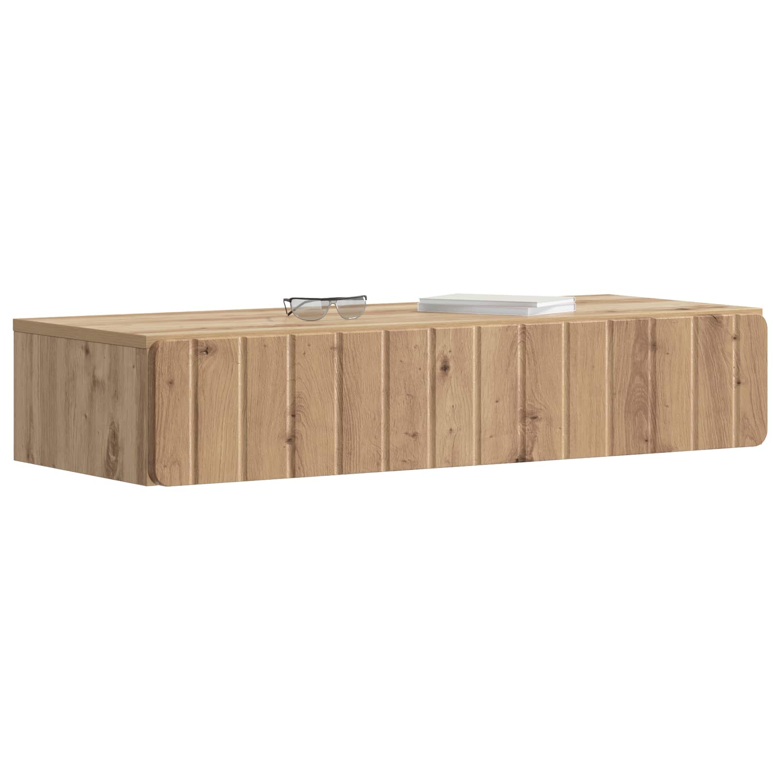 Tavolino da Parete Laterale Rovere Artigianale | homemem39