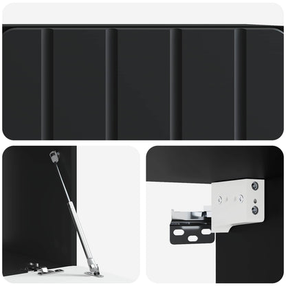 Mobile Porta TV da Muro Nero 59,5 x 41 x 30 cm | homemem39