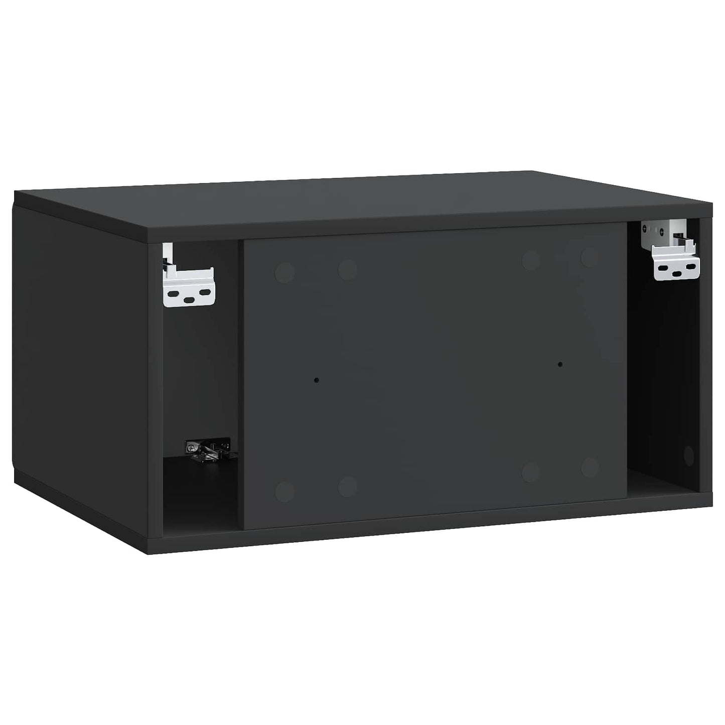 Mobile Porta TV da Muro Nero 59,5 x 41 x 30 cm | homemem39