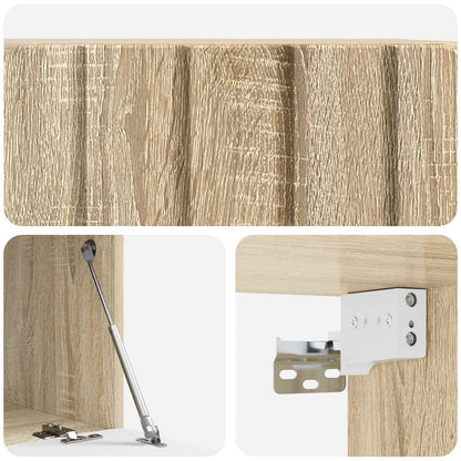 Mobile Porta TV da Muro Rovere Sonoma 59,5 x 41 x 30 cm | homemem39