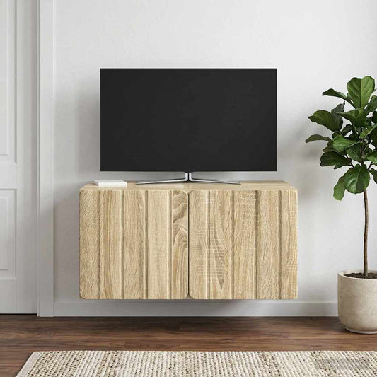 Mobile Porta TV da Muro 59,5 x 41 x 30 cm Rovere Sonoma