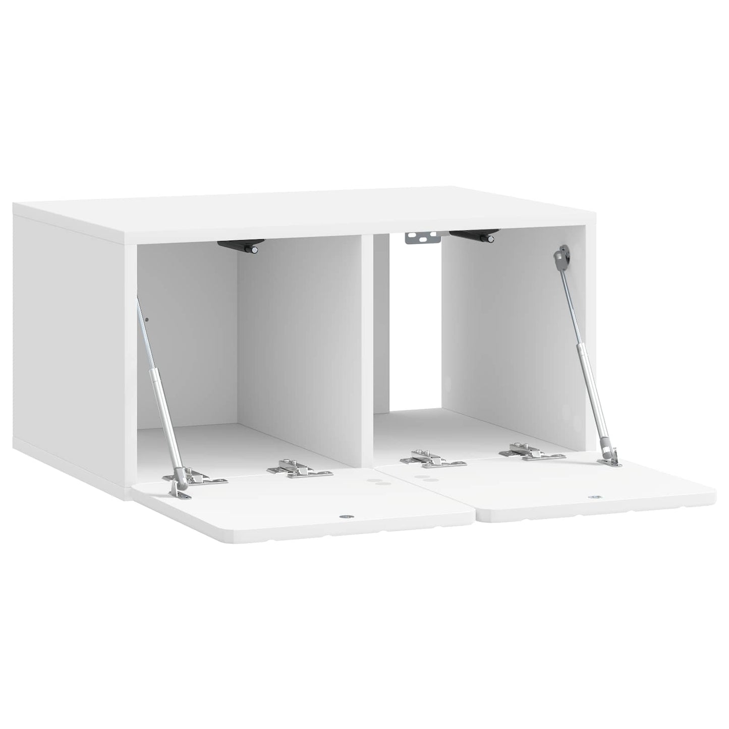 Mobile Porta TV da Muro Bianco Lucido 59,5 x 41 x 30 cm | homemem39