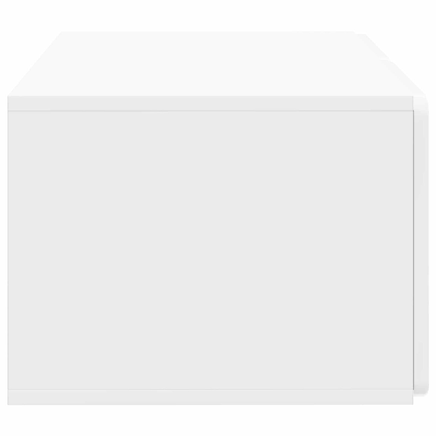 Mobile Porta TV da Muro Bianco Lucido 59,5 x 41 x 30 cm | homemem39